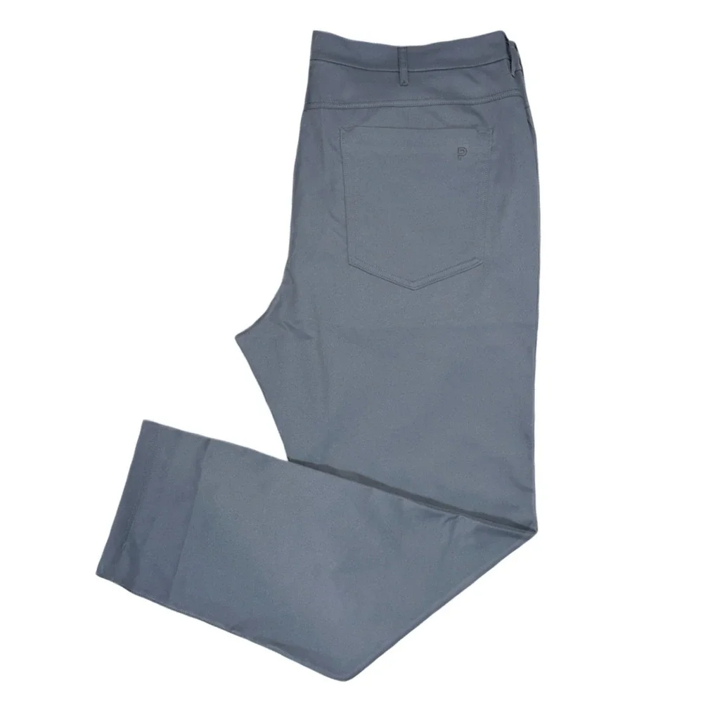 Public Rec Mens Dealmaker Performance Straight Leg Slate Gray Chino Pants 40x32‎